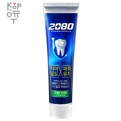 2080 Green Peppermint Toothpaste - Зубная паста для защиты зубов 140гр.