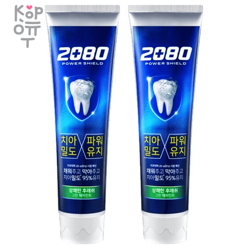 2080 Green Peppermint Toothpaste - Зубная паста для защиты зубов 140гр.