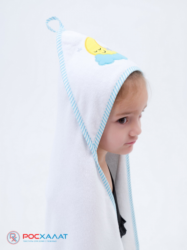 Махровое детское полотенце-уголок 