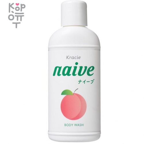 Naive body soap Peach leaf extract combination- Мыло жидкое для тела с экстрактом листьев персикового дерева, купить с доставкой на дом