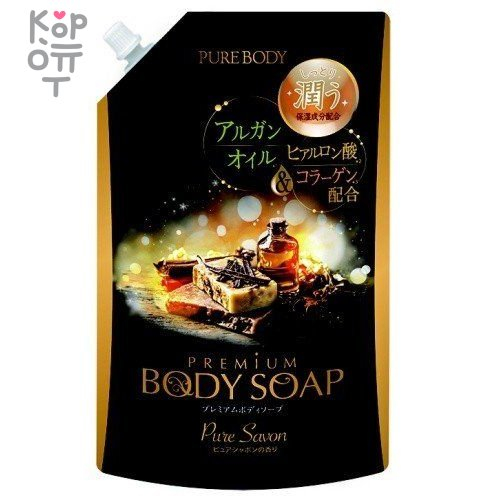 Mitsuei Pure Body Premium Увлажняющий гель для душа с аргановым маслом, с ароматом утренней свежести, 840мл., купить с доставкой на дом