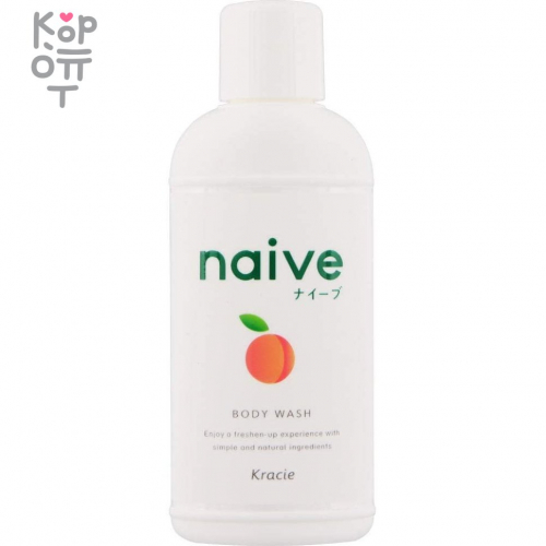 Naive body soap Peach leaf extract combination- Мыло жидкое для тела с экстрактом листьев персикового дерева, купить с доставкой на дом