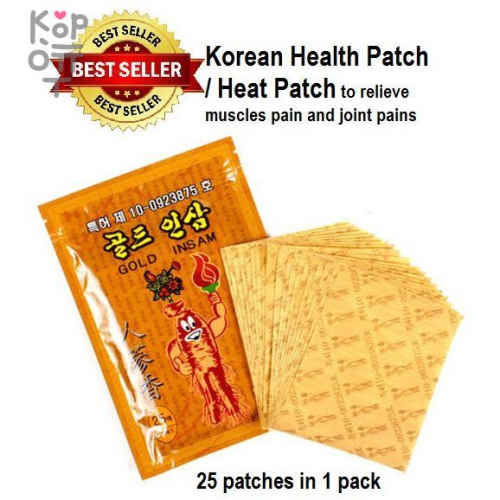 Korean Gold Insam Pad - Противовоспалительный пластырь с женьшенем 25 листов