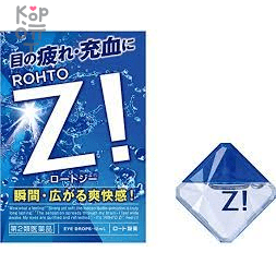 Rohto Z! Eye Drops - Витаминные глазные капли освежающие уставшие глаза, 12мл.