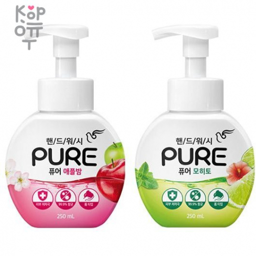 PIGEON Pure Hand Wash - Мыло-пенка для рук с натуральными ингредиентами и антибактериальным эффектом 250мл., купить с доставкой на дом