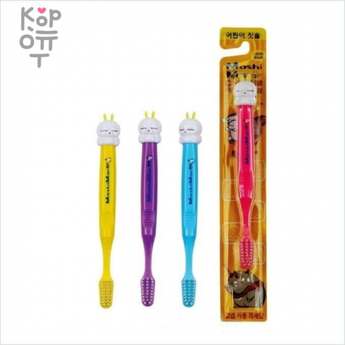 EQ MashiMaro Kid's Toothbrush - Детская зубная щетка со сверхтонкими щетинками двойной высоты (от 5 лет)