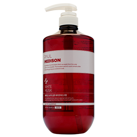 Питательный шампунь с ароматом белого мускуса Paul Medison Nutri Shampoo - White Musk, 1077ml