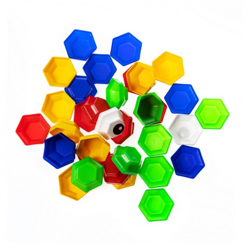 Мозаика для самых маленьких Baby Toys «Рыбка», 4 цвета, 34 элемента