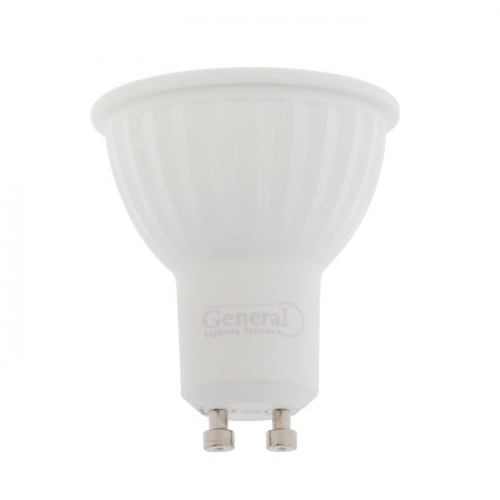 Лампа светодиодная GENERAL GLDEN, MR16, GU10, 7 Вт, 230 В, 3000 К, 450 Лм