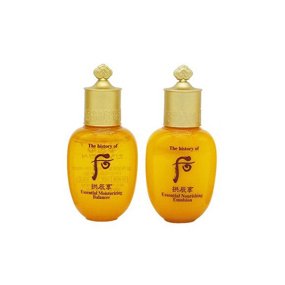 Тонер и эмульсия увлажняющие THE HISTORY OF WHOO Essential Moisturizing Balancer & Nourishing Emulsion