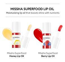 Масло для губ питательное с экстрактом меда MISSHA Superfood Lip Oil  5,2г