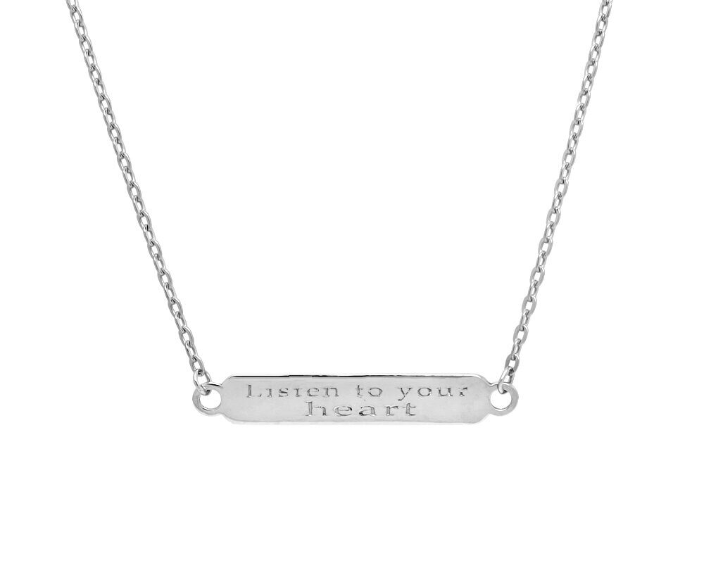 Колье из серебра без вставки, Ю-53012р