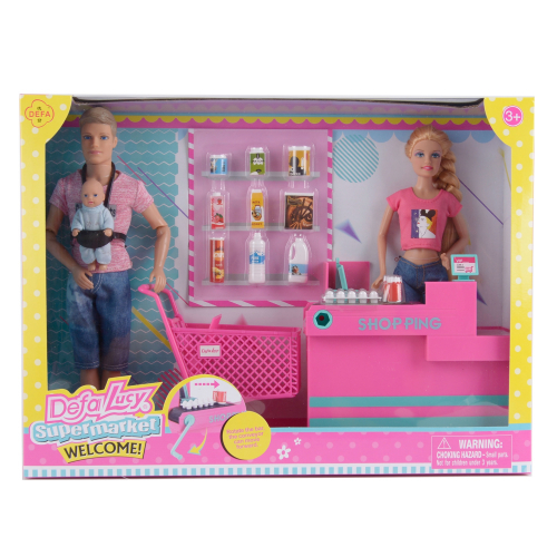 1_шт в наличии_Игровой набор с куклами DEFA Lucy 