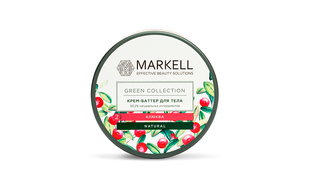 Green Collection Крем-баттер для тела клюква 250мл