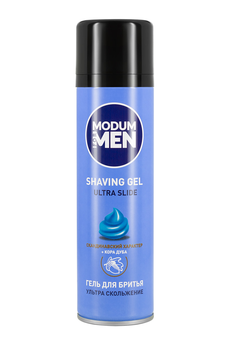 MODUM FOR MEN B076-342 Гель д/бритья Ультра скольжение, 200мл
