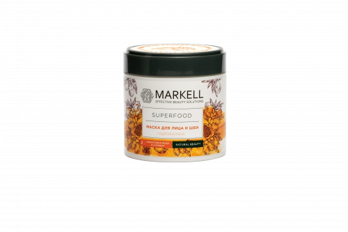 Superfood Маска для лица и шеи гидробаланс кокосовая вода и кумкват 100мл