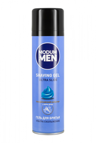 MODUM FOR MEN B076-342 Гель д/бритья Ультра скольжение, 200мл