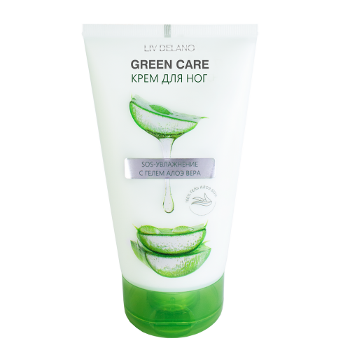 Green Care Крем для ног SOS-увлажнение с гелем Алоэ Вера, 150г