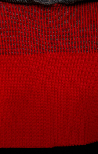 Джемпер 1334 цвет красно-черный