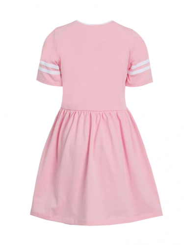 ПЛ-606/1 Платье Мариэтта-1 с шелкографией Светло-розовый