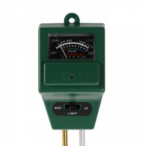 Прибор для измерения Luazon, влажность/pH/кислотность почвы, зеленый