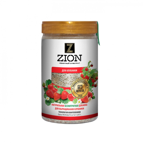 Субстрат ZION ионитный для выращивания клубники, добавка для растений, 700 гр