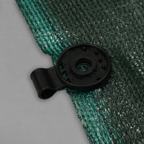 Сетка затеняющая, 5 × 4 м, плотность 80 г/м², зелёная, ве 19 клипс