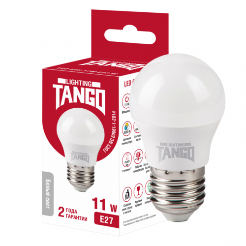1200958 TANGO LED G45-11W-E27-4000К