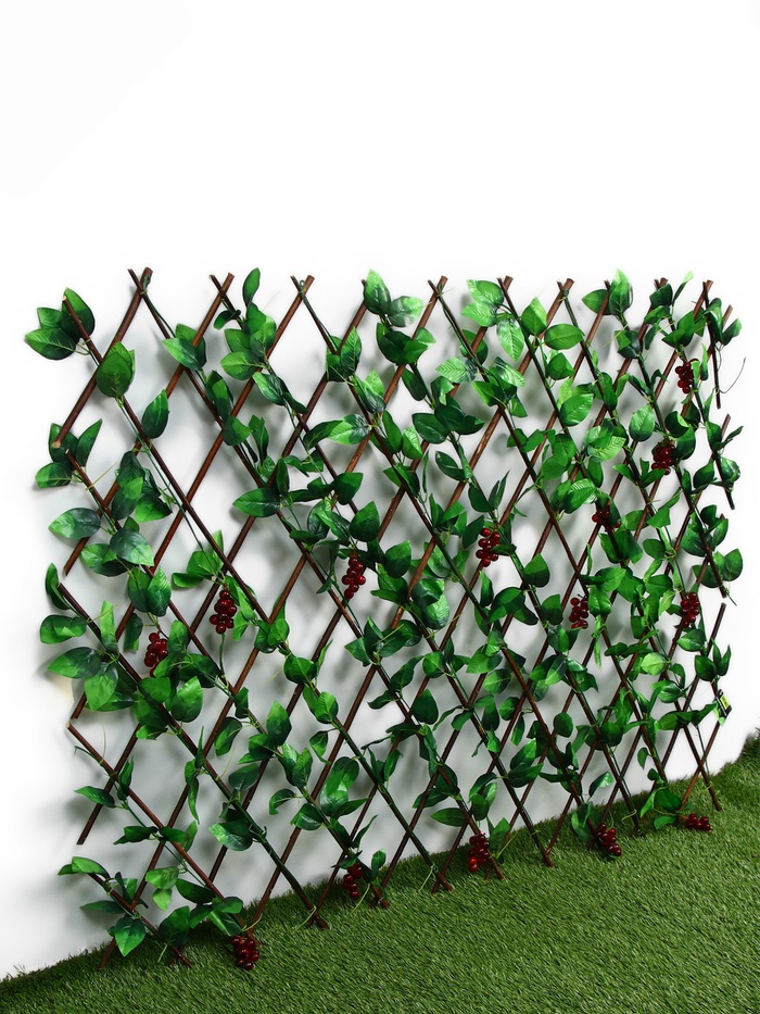 Ограждение декоративное, 200 × 75 см, «Виноград», Greengo