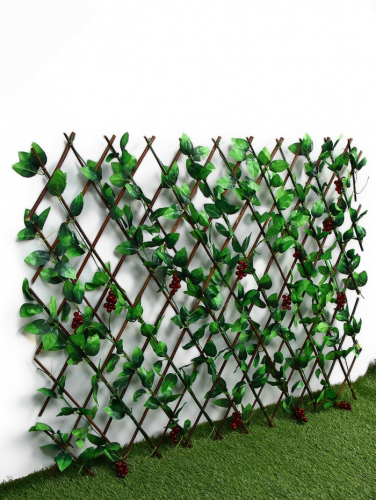 Ограждение декоративное, 200 × 75 см, «Виноград», Greengo