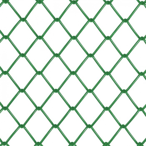 Сетка-рабица ячейка 50х50мм, толщина 2,6мм, с полимерным покрытием, зелёная (рулон 1,5х10м)