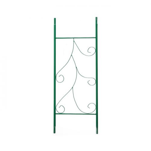 Арка садовая, разборная, 240 × 120 × 36.5 см, металл, зелёная, «Веточка»