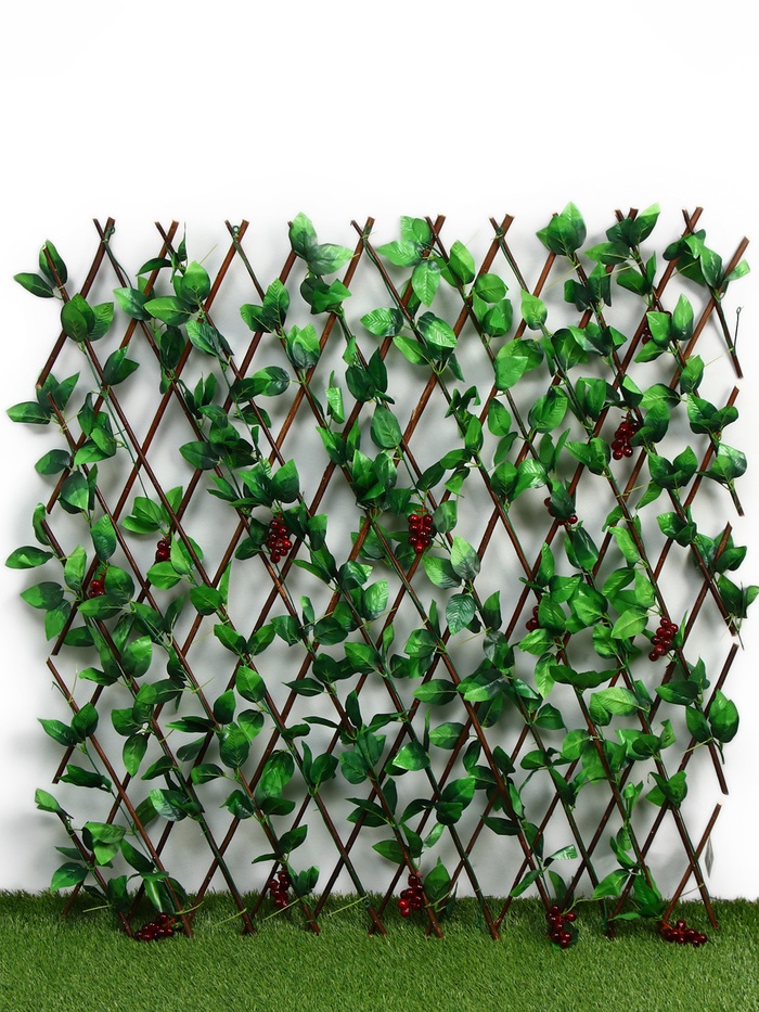 Ограждение декоративное, 200 × 75 см, «Виноград», Greengo