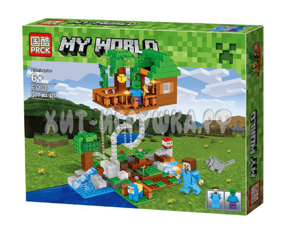 Конструктор Майнкрафт 377 дет. 63130, 63130