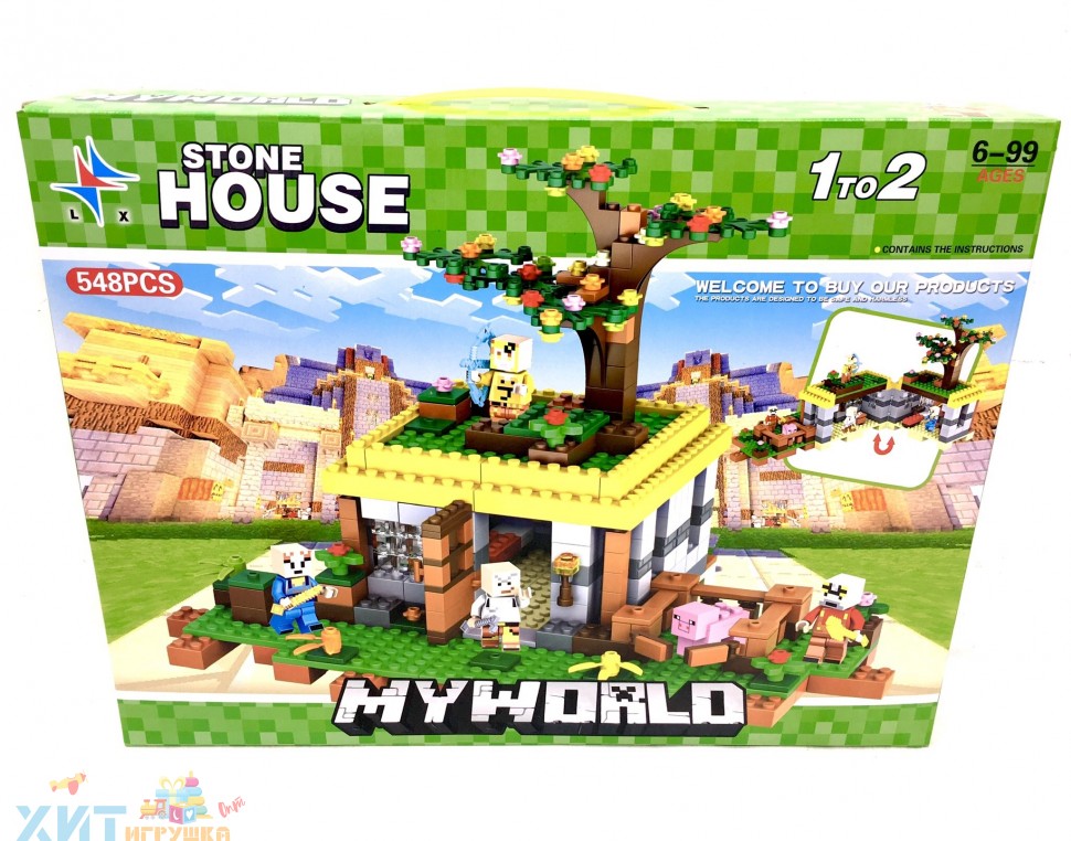 Конструктор Майнкрафт 548 дет. LXA301, LXA301