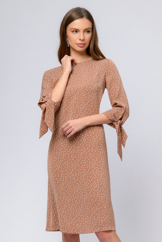 Платье 1001 DRESS #830737Мокко