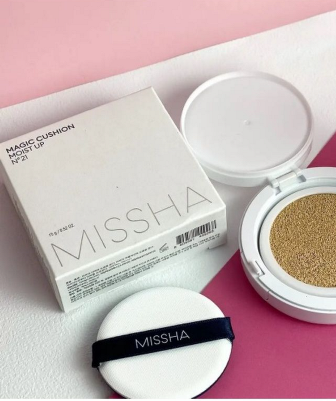 MISSHA/ Тональный увлажняющий кушон MISSHA Magic Cushion Moist Up (SPF50+/PA+++) тон 21.