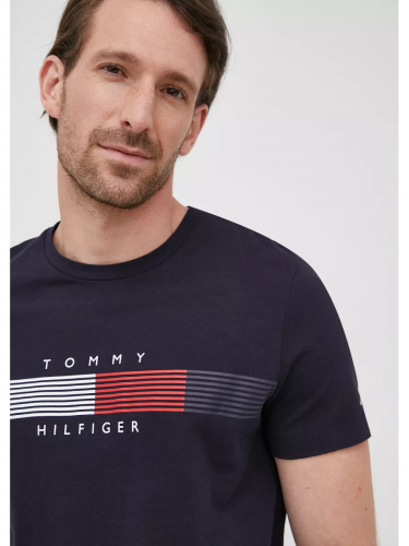 ФУТБОЛКА МУЖСКАЯ TOMMY HILFIGER 2114 СИНИЙ