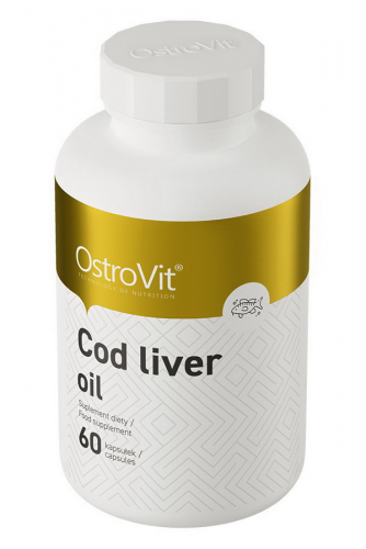 OstroVit Cod liver oil 60 caps - МАСЛО ПЕЧЕНИ ТРЕСКИ