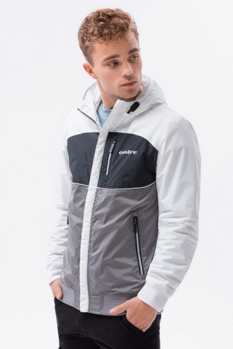 Куртка OMBRE C447-biala