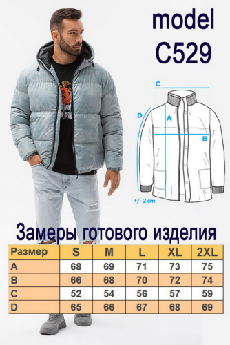 Куртка OMBRE C529-czarna