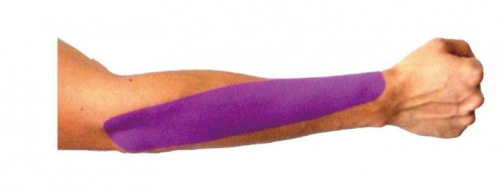 Кинезио тейп BBTape™ 5 см × 5 м фиолетовый