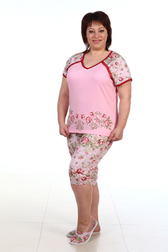 Пижама женская 1-44 (розовый)