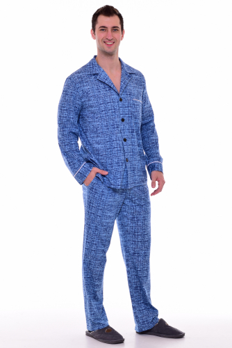 Пижама мужская 9-174б (голубой)