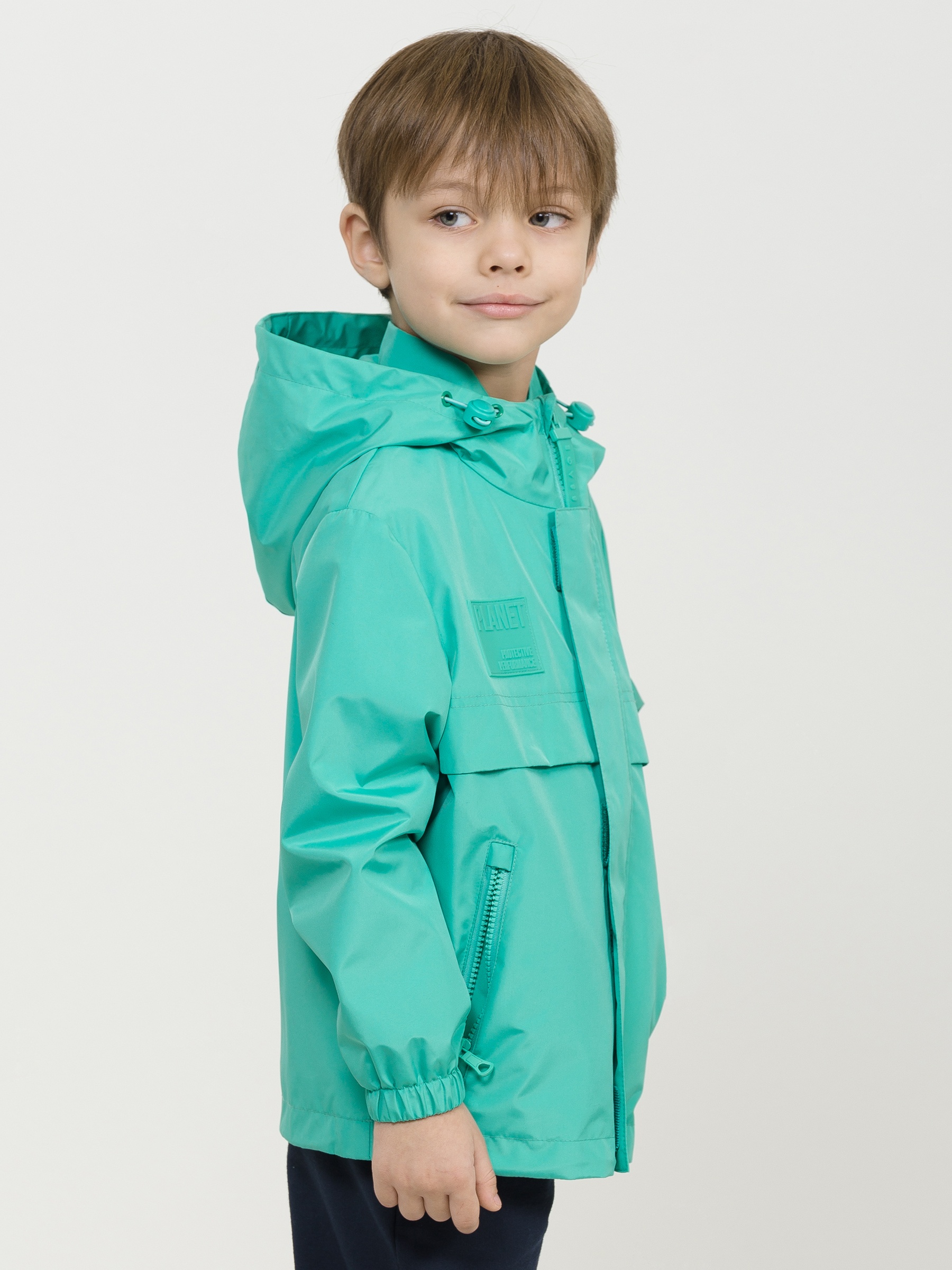 BZIN3267 ветровка для мальчиков (1 шт в кор.)лого