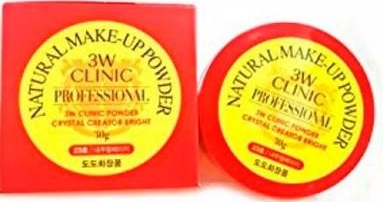 [3W CLINIC] Рассыпчатая пудра для лица NATURAL MAKE-UP POWDER Natural Beige (23), 30 гр