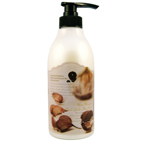 [3W CLINIC] Маска для волос увлажняющая ЧЕРНЫЙ ЧЕСНОК More Moisture Black Garlic Hair Pack, 500 мл