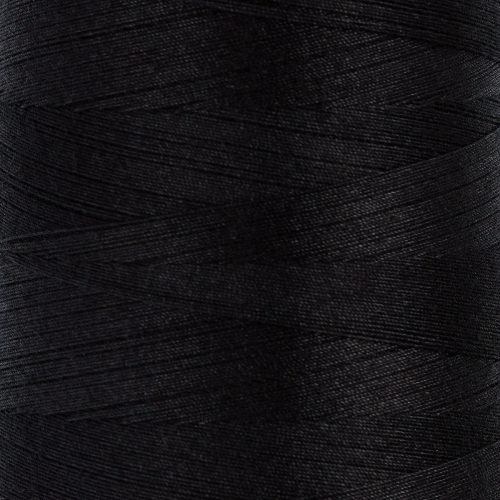 Швейные нитки (армированные) 65 ЛХ 2500 м черный №6818 (103) на пл. конусе