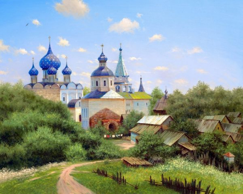Православная церковь (худ. Милюков А.)