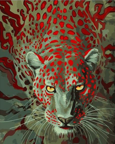Красный леопард